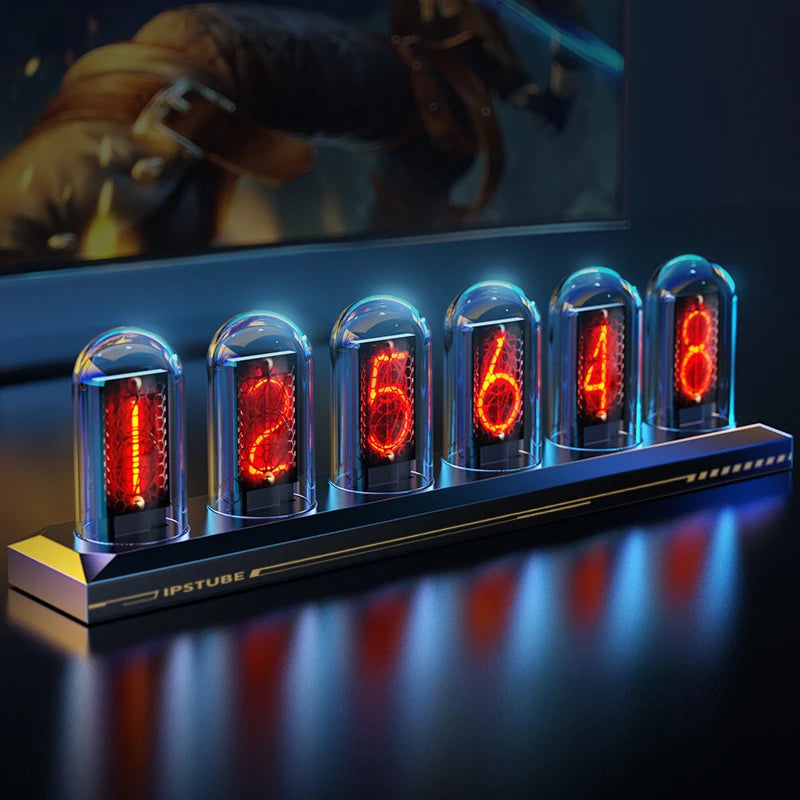 ساعة RGB Nixie قابلة للتخصيص