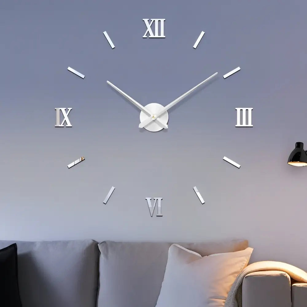 Horloge Murale Stickers 3D - Horloges murales